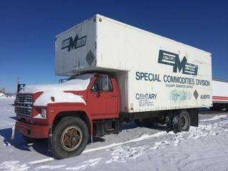 Ford F700 S/A Van Body Truck