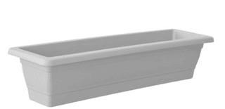 (3) Sharon Plastic Planter Box 7.1" H x 15.8" W x 7.5" D, White