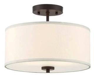 Salmons 2-Light Semi Flush Mount Oil Rubbed Bronze