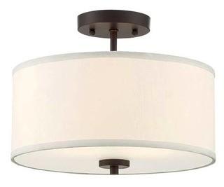 Salmons 2-Light Semi Flush Mount Oil Rubbed Bronze