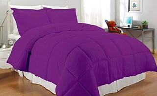 South Bay Down Alternative Comforter, Twin, Purple