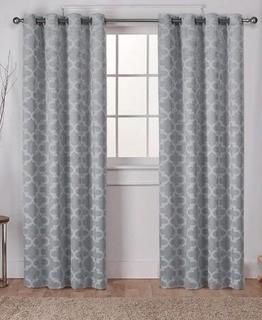 Cartago Large Window Curtain Dove Grey, Set of 2 54x84"