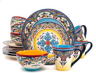 Zanzibar 16 Piece Dinnerware Set, Service for 4
