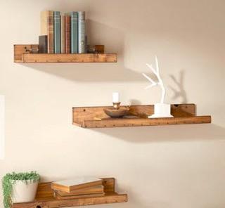 Dunlap Rustic 3 Piece Floating Shelf Set