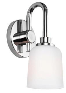 Randwick 1-Light Armed Sconce Chrome 