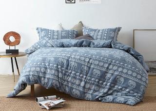 Barone Reversible Duvet Cover Set, Queen