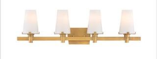 Taraji 4-Light Vanity Light Vintage Gold 