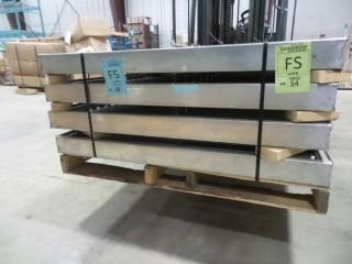 (4) 4'X4' building vent louvers