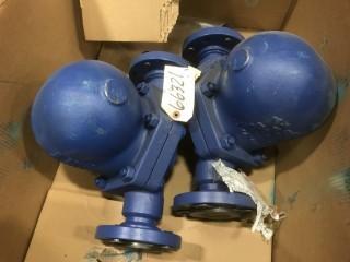 (2) 2" Steam Traps