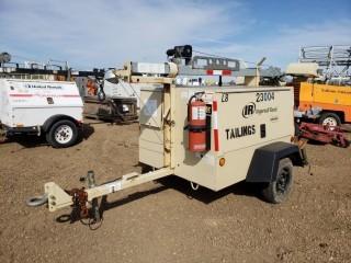 2010 Ingersoll Rand L8 8KW S/A Light tower w/ Kubota 3 Cyl, 4 Lights, 2 Elec Winches, Showing 15,040 HRS. S/N # 4FVLTBDA4AU410509