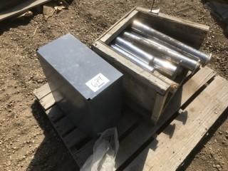 Metal Container and Box of Pins
