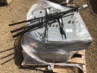 Pallet of Square D Switch Gear