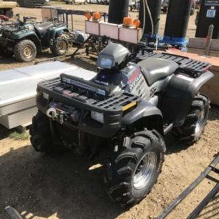 2002 Polaris Sportsman 4X4, c/w 700 Twin, Showing 1,867 Miles, 203 HRS, One Owner, Comes With Original Manual. S/N # 4XACH68C32A548621 