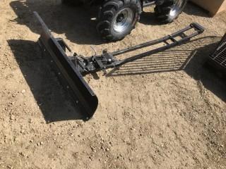 48" Polaris Snow Blade, Used Once, Complete, Fits Early 2000's Polaris Quads