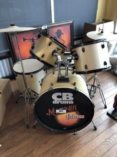 CB Drums (7) Piece Drum Kit *Note:No Base Drum Pedal*