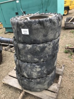 Airless Skid Steer Tires 33/12/16 