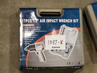 17PCS 1/2" Air Impact Wrench Kit