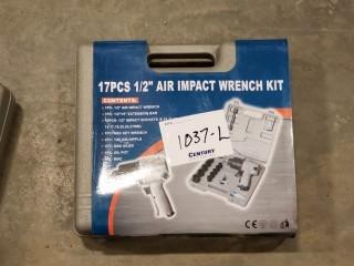 17PCS 1/2" Air Impact Wrench Kit