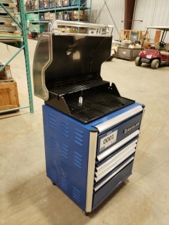 Proceeds to 4H - NEW! New Holland Special Edition Tool Box BBQ, As a proud Sponsor, Century Auctions will donate proceeds from the sale of this Lot to 4H Alberta.