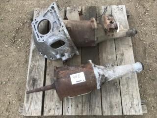 (2) A-230 Mopar Transmission, 3 Speed, Shift Fine, 1 Bell Housing (1978)