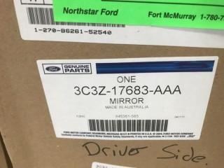 Door Mirror Assembly (Driver Side), Fits 2002-2007 Super Duty F-250-550, Part # 3C3Z-17683-AAA