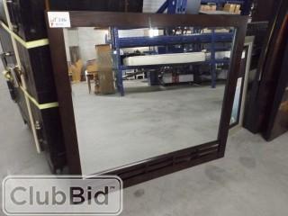 Wood Framed Mirror 42"x44"