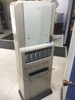 (6) Slot Vintage Vending Machine. SN 55J6017