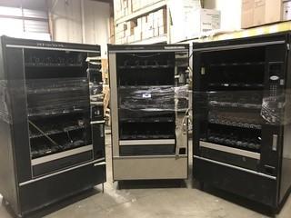 Qty Of (3) Model 147, 157 And 167 Vending Machines. *Note: Parts Only*