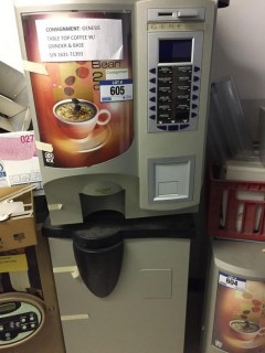 Genesis B2CUS Table Top Coffee Machine. SN 1631-71393. *May Require Repairs*