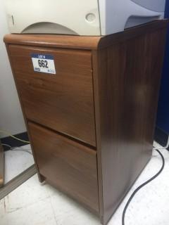 Wood 2-Drawer Side Storage.