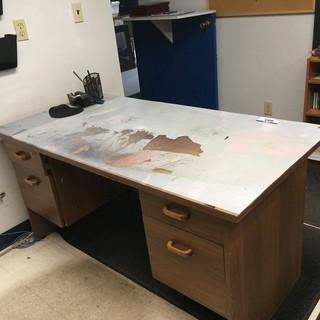 Wood Shop Desk. *Contents Not Included*