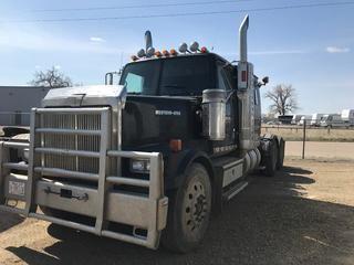 Selling Off-Site 2006 Western Star T/A Truck Tractor, Eaton Fuller 18 Speed Transmission, Chelsea PTO, 11R 24.5 Tires, 544,990 kms, 17,242 hrs, Safety Expired 01/2019, S/N 5KJJAECK16PV03387.  Location:  339 Aquaduct Dr., Brooks, AB Call Tim For Further Information 403-968-9430.
