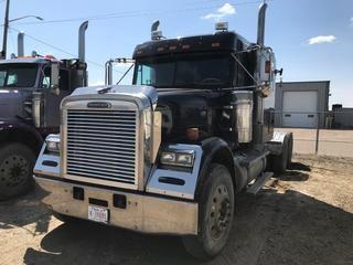 Selling Off-Site 2009 Freightliner Classic T/A Truck Tractor, Eaton Fuller 18 Speed Transmission, Chelsea PTO, 11R 24.5 Tires, 649,493 kms, 22,845 hrs, Safety Expired 01/2019, S/N 1FUJF6CK79DAF5660, Not Running.  Location:  339 Aquaduct Dr., Brooks, AB Call Tim For Further Information 403-968-9430.