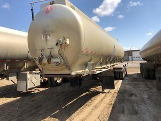Selling Off-Site 2003 Columbia 40,000 Litre Triaxle Tank Trailer, 11R24.5 Tires, S/N 2C9LCA3U931026009.  Location:  339 Aquaduct Dr., Brooks, AB Call Tim For Further Information 403-968-9430.