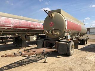 Selling Off-Site 2002 Advance 16,000 Litre Triaxle A-Train Tank Trailer, 11R24.5 Tires. S/N 2AEAPRBN22R000173.  Location:  339 Aquaduct Dr., Brooks, AB Call Tim For Further Information 403-968-9430.