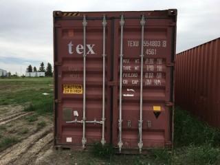 40' HC Storage Container S/N TEXU 5548038