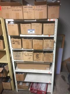 7-Tier Shelving Unit C/w Qty Of Assorted Coil Drivers