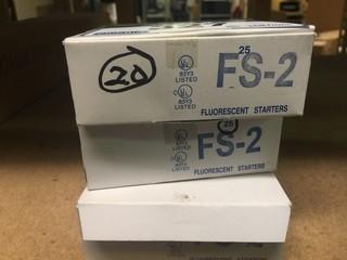 Qty Of FS-2 Fluorescent Starters