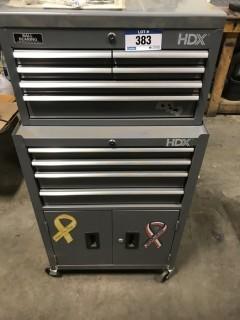 HDX Rolling Tool Box C/w Contents