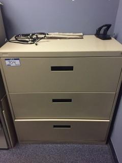 Metal 3-Drawer Filing Cabinet
