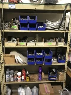 Shelving Unit C/w Contents