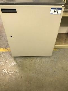 Metal Storage Cabinet C/w Qty Of Assorted Parts And Supplies