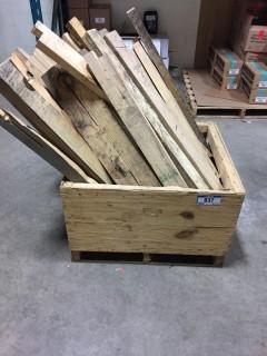 Wood Crate C/w Contents