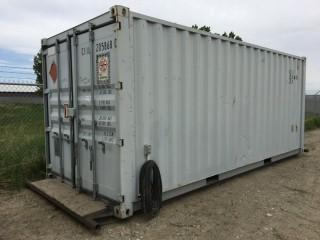 20' Storage Container Plumbed For Power. S/N CIIU 2058680.