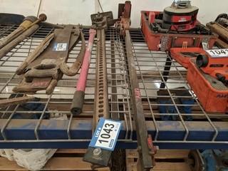 Lot of (2) 48" Farm Jacks.