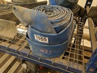 Lot of (2) Rolls of 3" Water Discharge Hose.