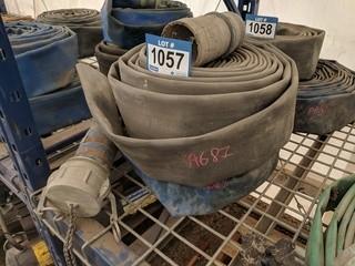 Lot of (2) Rolls of 3" Water Discharge Hose.