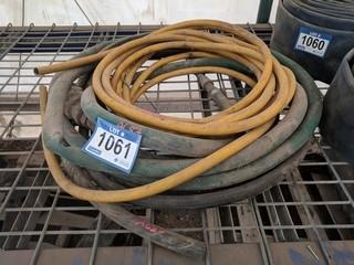 Lot of Assorted 3/8" - 1" Water Hose.