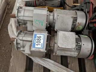 Lot of (2) Nord 20 HP Electric Motors.