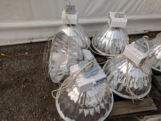 Lot of (5) Stingray Model 750544, 320W Hanging Lights.